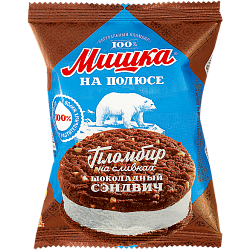 "МИШКА НА ПОЛЮСЕ" сэндвич пломбир шоколад 